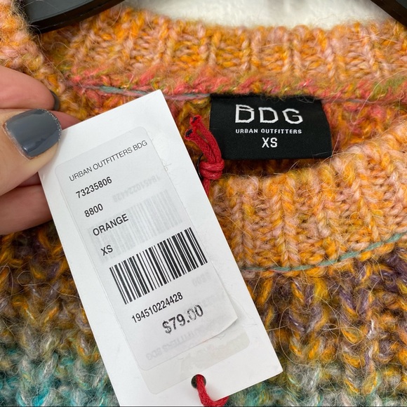 BDG | Sweaters | Bdg Urban Outfitters Ombre Stripe Cropped Sweater Xs |  Poshmark